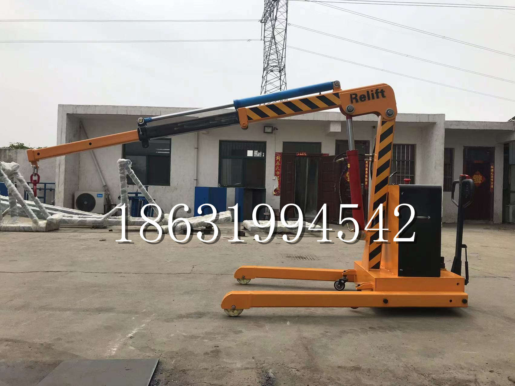 灯塔市久征定做3吨三轮随车吊 农用园林绿化移树吊 平板工程用小吊机