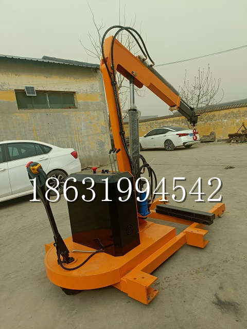 灯塔市自卸车厢随车吊 自制轮式四不像起重机 四驱平板吊 5吨 贵盛